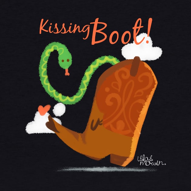 Kissing Boot by Melly Rodríguez